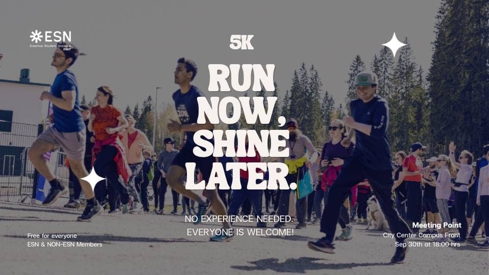 RUN WITH US — ESN FINT RUNNING EVENT!  🏃‍♀️🔥